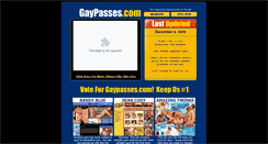 Desktop Screenshot of gaypasses.com